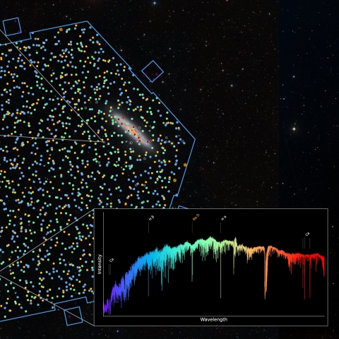 The first observations with 4MOST showing the light and colour extrapolation of the sky around the Sculptor Galaxy NGC 253 and the globular cluster NGC 288 