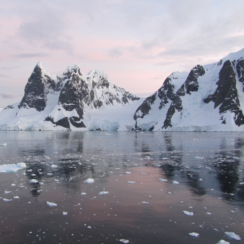 View in Antarctica taken by Dr Clare Boston