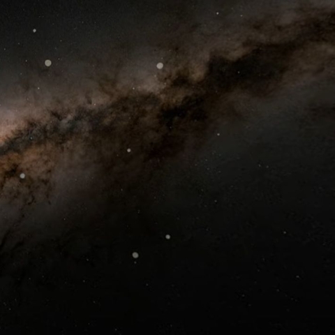 An image of a galaxy in space