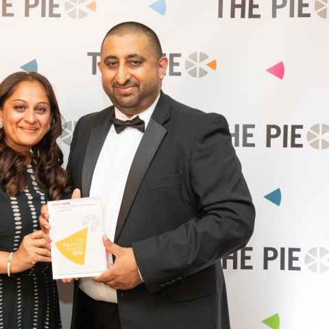 Bobby Mehta with his wife Rozina