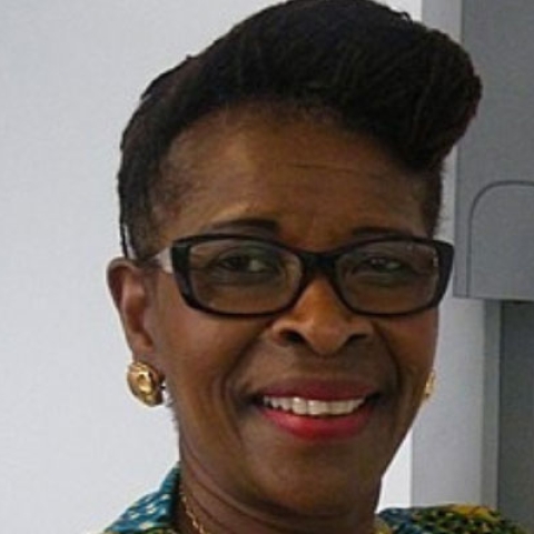 Cecilia Anim smiling to camera