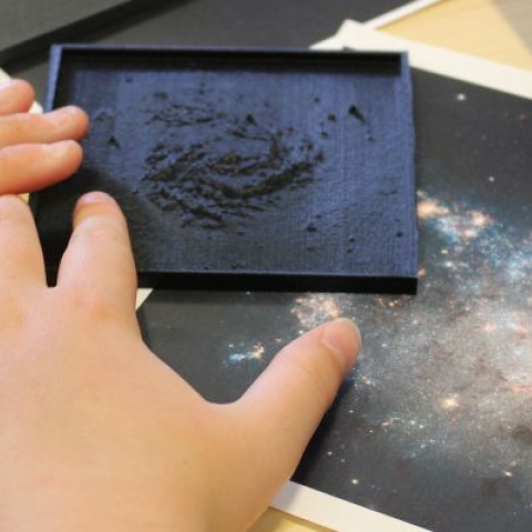 A 3D printed representation of the galaxy