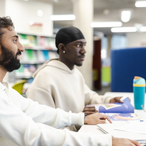 Two pharmacy students