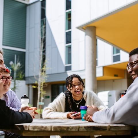 Group of students chatting