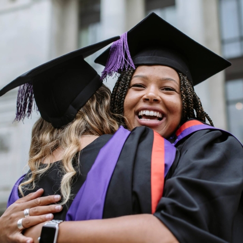 Student at graduation