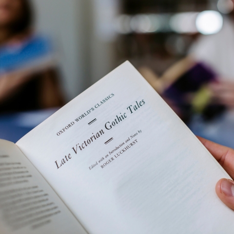 Opening page of Late Victorian Gothic Tales