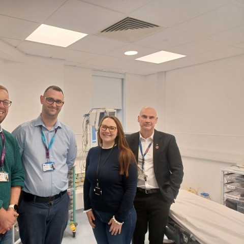 Figure 1 L-R Jonny Bell (Project Manager) Josh Bulleyment (Teaching Fellow) Bethanie William (Intern) Ashley Neve (Senior Lecturer)