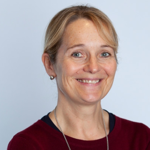 Headshot of Naomi Climer smiling to camera