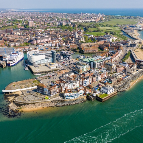 Old Portsmouth Spice Island, named because spices from global trade ships first landed and unloaded there