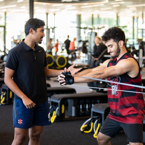 Photo of visitors exercising together - Ravelin Activities