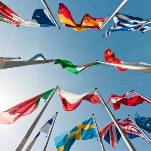 European flags