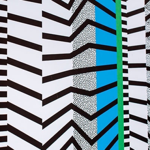 A bright colourful graphic design image