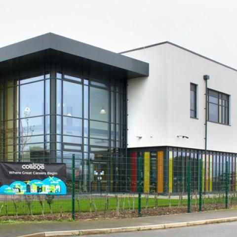 Front view of CECAMM building