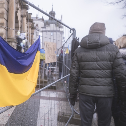 Ukrainian flag - Photo by noah eleazar on Unsplash