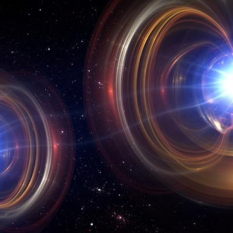 Particle quantum entanglement, quantum correlation