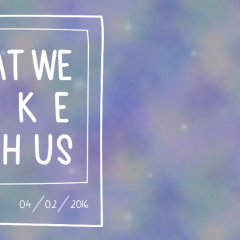 What we take with us game logo