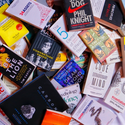 A collection of books