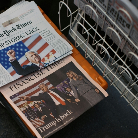President Trump newspaper