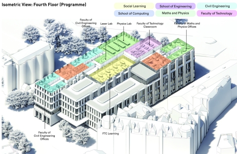 Fourth floor Technology Building design