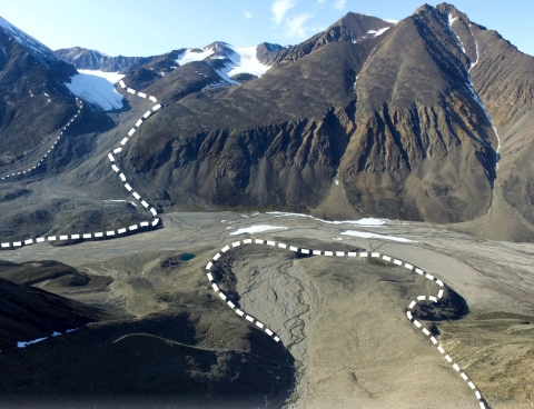 Freya Glacier in Greenland by Mark Smith