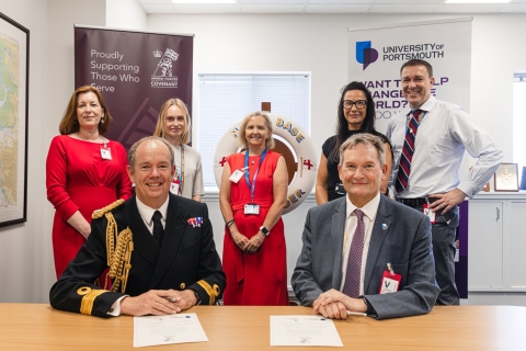 Group of people at Armed Forces Covenant signing