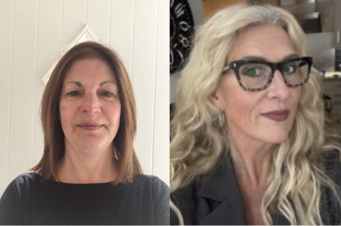 Image of Karen Bingham (left) and Lisa Rhodes (right)