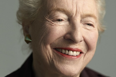 Dame Stephanie Shirley smiling in headshot