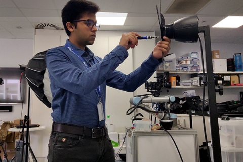 Krit Singhania at work at PG Gillette