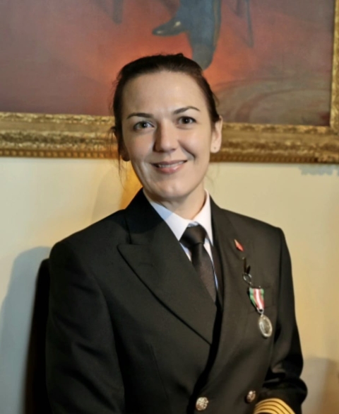 University of Portsmouth honorary degree recipient 2026: Captain Philippa Bowden