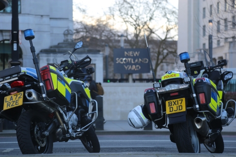 unsplash police bike image