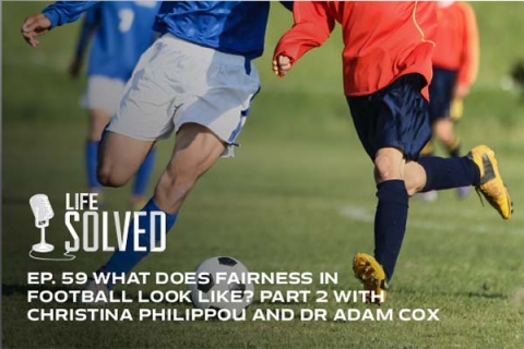 Life solved thumbnail, people playing football