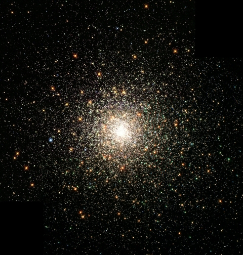 Image of a star in outer space