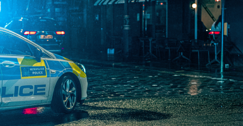 Police car unsplash