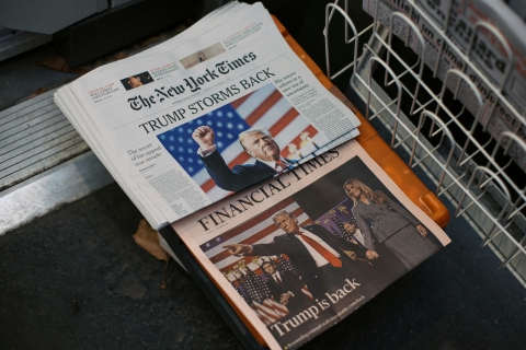 President Trump newspaper