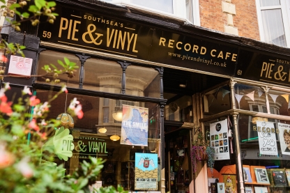 Pie and Vinyl cafe shopfront
Castle Street - City Guide 2022