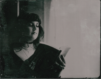 a stylised photo of a student 