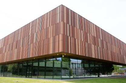 External shots of Ravelin Building, new sports facility