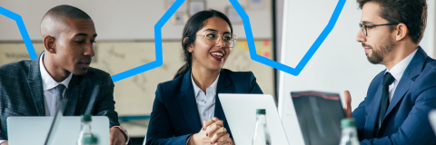 Employees in an office environment