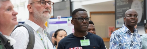 A group of researchers at the Festival of Doctoral Research 2026