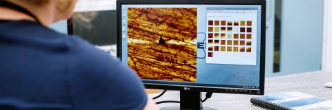 nanoindentation in the Zeiss Global Centre