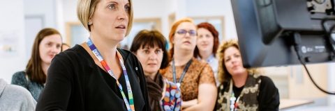 Innovating for a healthier future; Portsmouth Hospitals Trust; PHT-UoP Joint Research and Innovation Conference 2019; USE IMAGE WITH CAUTION; SUBJECT IS FROM THE NHS, PORTSMOUTH HOSPITALS TRUST