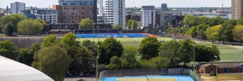 portsmouth city skyline