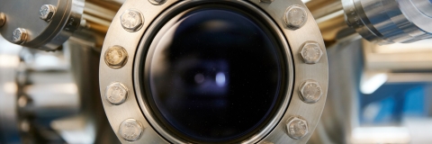 Close up of Molecular Beam Epitaxy system