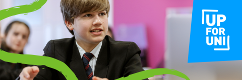 Student in classroom