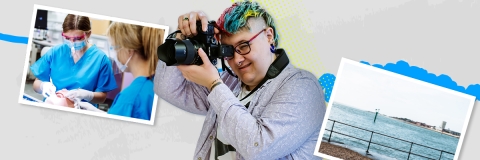 Photography applicant using camera