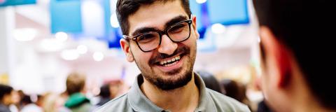 student at festival of cultures