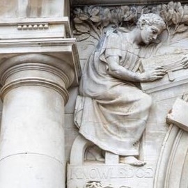 Stone architecture of a person 