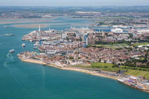 Aerial photo of Portsmouth