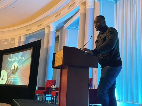 John Chewya, President of the Kenyan National Waste Pickers Welfare Association
