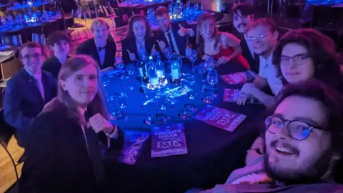 PureFM team at Student Radio Awards